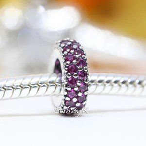 PANDORA Inspiration Within Ruby Red Spacer Charm 791359CZR